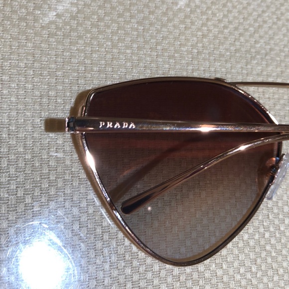 Authentic Prada Mirrored Aviator  Sunglasses - Picture 3 of 8